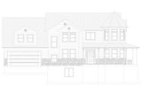 Victorian House Plan - Williams 38463 - Front Exterior