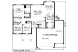 Ranch House Plan - 38495 - 1st Floor Plan