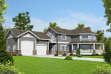 Cape Cod House Plan - 38535 - Front Exterior