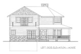 Cape Cod House Plan - 38535 - Left Exterior