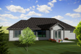 Secondary Image - Traditional House Plan - 38564 - Rear Exterior