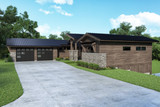 Lodge Style House Plan - 38610 - Right Exterior