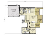 Lodge Style House Plan - 38610 - 1st Floor Plan