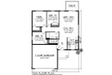 Craftsman House Plan - 38760 - 1st Floor Plan