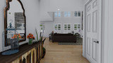 Colonial House Plan - Bailey 38795 - Entrance