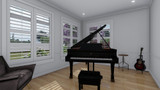 Colonial House Plan - Bailey 38795 - Den