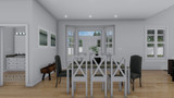 Colonial House Plan - Bailey 38795 - Dining Room