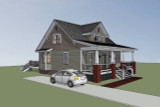 Bungalow House Plan - 39128 - Front Exterior