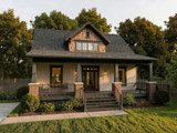 Bungalow House Plan - 39128 - Front Exterior