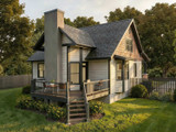 Bungalow House Plan - 39128 - Rear Exterior