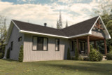 Craftsman House Plan - Urban Valley 3 39139 - Rear Exterior