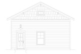 Traditional House Plan - Hillsdale 39371 - Left Exterior