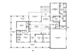 Craftsman House Plan - 39383 - 1st Floor Plan
