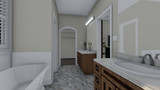 Ranch House Plan - Empey 39420 - Master Bathroom