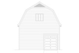 Country House Plan - Euclid 39441 - Rear Exterior