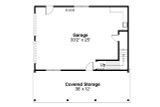 Craftsman House Plan - 39446 - 1st Floor Plan