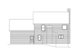 Traditional House Plan - 39457 - Rear Exterior
