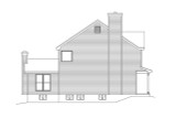 Traditional House Plan - 39457 - Left Exterior