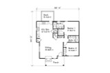 Cottage House Plan - 39470 - 1st Floor Plan