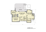 European House Plan - 39494 - Basement Floor Plan