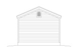 Secondary Image - Traditional House Plan - 39636 - Rear Exterior