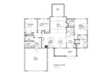 Ranch House Plan - Montana 39708 - 1st Floor Plan