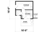 Country House Plan - Hacienda 39748 - 1st Floor Plan