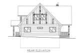 A-Frame House Plan - 39750 - Rear Exterior