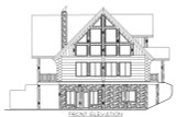 A-Frame House Plan - 39750 - Front Exterior