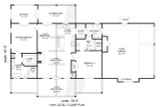 Craftsman House Plan - Glenrock II 39831 - 1st Floor Plan