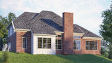 Traditional House Plan - Bristol A 40002 - Rear Exterior