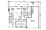 Traditional House Plan - Derrick Falls 40025 - 1st Floor Plan