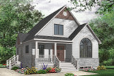 Country House Plan - Minuet 40027 - Front Exterior