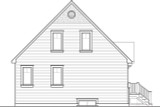 Secondary Image - Country House Plan - Minuet 40027 - Rear Exterior