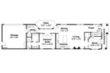 Contemporary House Plan - Rock Creek 40056 - 1st Floor Plan