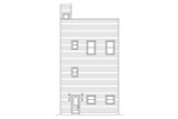 Contemporary House Plan - Shute Park 40081 - Rear Exterior