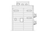 Contemporary House Plan - Shute Park 40081 - Left Exterior