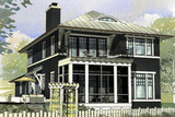 Bungalow House Plan - Cobia 40204 - Rear Exterior