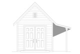 Traditional House Plan - Holland Oaks Shed 40207 - Front Exterior
