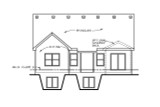 Cottage House Plan - Telluride Grove 40209 - Rear Exterior