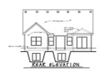 Cottage House Plan - Telluride Grove 40209 - Rear Exterior