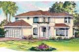 Southwest House Plan - Bellaire 40357 - Front Exterior