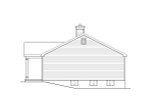 Ranch House Plan - 40363 - Right Exterior