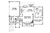 Prairie House Plan - Northshire 40391 - 1st Floor Plan