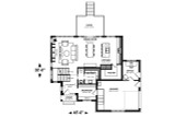 Modern House Plan - Sunny Haven 3 40533 - 1st Floor Plan