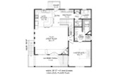Craftsman House Plan - 40720 - 1st Floor Plan