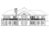 Secondary Image - Traditional House Plan - Linfield 40938 - Rear Exterior