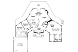 Traditional House Plan - Linfield 40938 - 1st Floor Plan