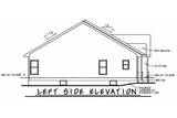 Traditional House Plan - Coleton 40998 - Left Exterior