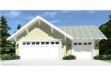 Farmhouse House Plan - Clementine 41021 - Front Exterior